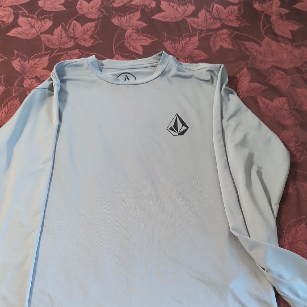 Volcom Men's Sky Blue Long Sleeve Tee